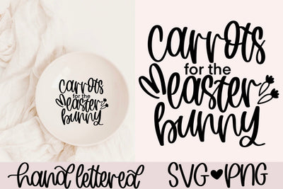 Carrots for the easter bunny SVG SVG AnitaAlyiaLettering 