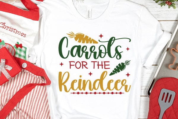 Carrots For The Reindeer SVG Angelina750 