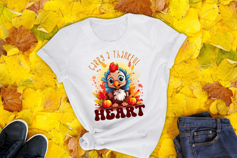 Carry a Thankful Heart | Thanksgiving PNG Sublimation Sublimation CraftLabSVG 