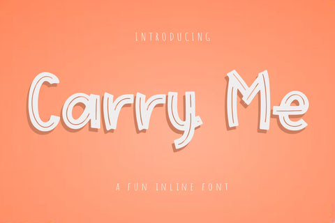 Carry Me Font dapiyupi store 