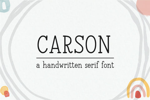 Carson Font Sunday Nomad 