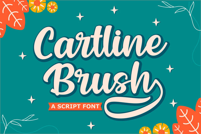 Cartline Brush Font Irvan Randi 