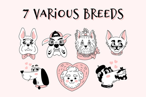 Cartoon Dogs Sublimation Rin Green 