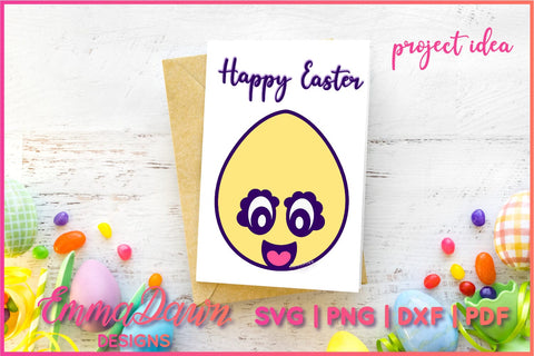 Cartoon Easter Egg SVG | Mandala Easter Egg SVG SVG Emma Dawn Designs 
