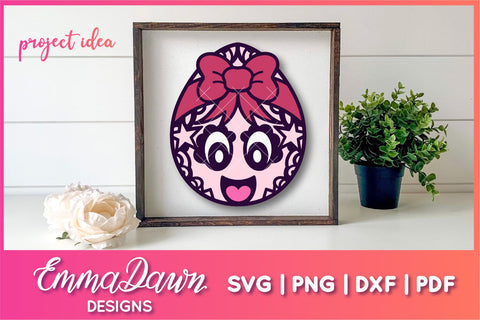 Cartoon Egg SVG | Mandala Easter Egg SVG SVG Emma Dawn Designs 