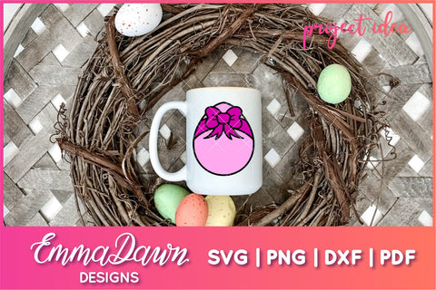 Cartoon Egg SVG | Mandala Easter Egg SVG SVG Emma Dawn Designs 