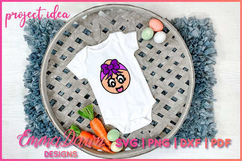 Cartoon Egg SVG | Mandala Easter Egg SVG SVG Emma Dawn Designs 