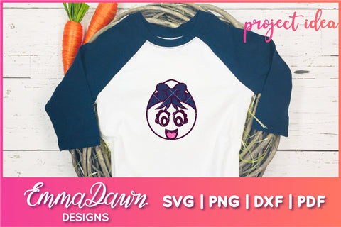 Cartoon Egg SVG | Mandala Easter Egg SVG SVG Emma Dawn Designs 