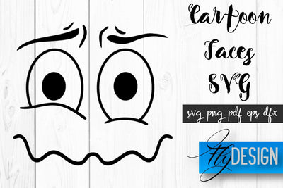 Cartoon Face SVG | Funny Face SVG Design | Funny Emotions SVG Quotes SVG Fly Design 