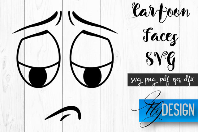 Cartoon Face SVG | Funny Face SVG Design | Funny Emotions SVG Quotes SVG Fly Design 
