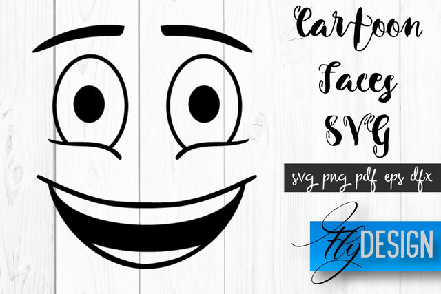 Cartoon Face SVG | Funny Face SVG Design | Funny Emotions SVG Quotes SVG Fly Design 