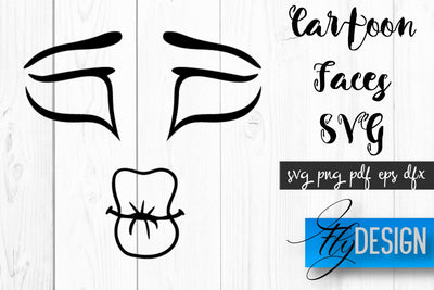 Cartoon Face SVG | Funny Face SVG Design | Funny Emotions SVG Quotes SVG Fly Design 