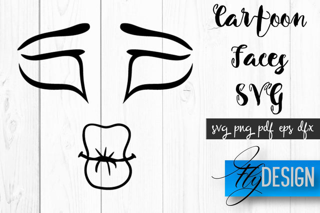 Cartoon Face SVG | Funny Face SVG Design | Funny Emotions SVG Quotes SVG Fly Design 