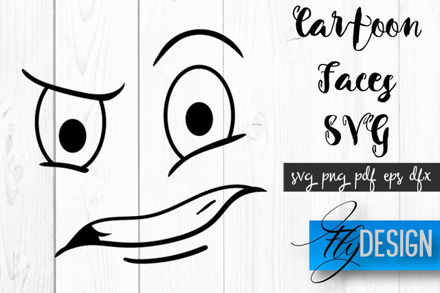 Cartoon Face SVG | Funny Face SVG Design | Funny Emotions SVG Quotes SVG Fly Design 