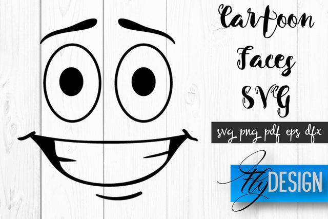 Cartoon Face SVG | Funny Face SVG Design | Funny Emotions SVG Quotes SVG Fly Design 