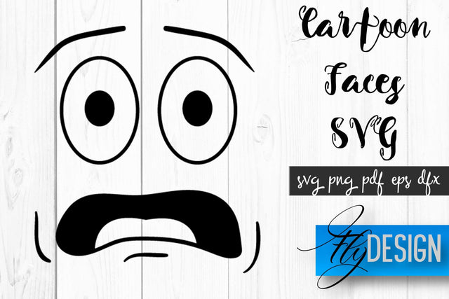 Cartoon Face SVG | Funny Face SVG Design | Funny Emotions SVG Quotes SVG Fly Design 