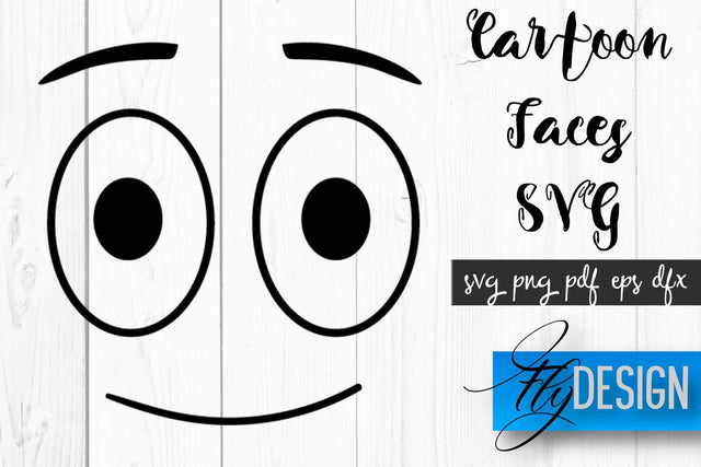 Cartoon Face SVG | Funny Face SVG Design | Funny Emotions SVG Quotes SVG Fly Design 
