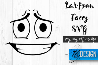 Cartoon Face SVG | Funny Face SVG Design | Funny Emotions SVG Quotes SVG Fly Design 