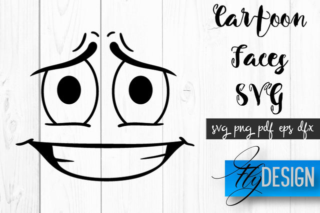 Cartoon Face SVG | Funny Face SVG Design | Funny Emotions SVG Quotes SVG Fly Design 