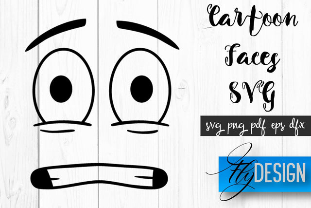 Cartoon Face SVG | Funny Face SVG Design | Funny Emotions SVG Quotes SVG Fly Design 