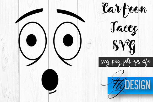 Cartoon Face SVG | Funny Face SVG Design | Funny Emotions SVG Quotes SVG Fly Design 