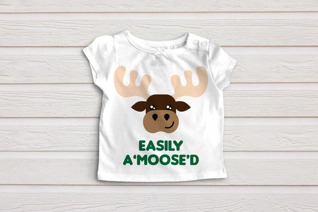 Cartoon Moose Head SVG SVG Designed by Geeks 