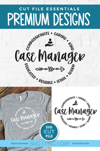 Case Manager svg for a social worker SVG SVG Cut File 