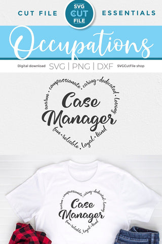 Case Manager svg, Social worker, social work Case Manager svg, nurse case manager, outcomes, heart shape, social worker gift, svg dxf png SVG SVG Cut File 