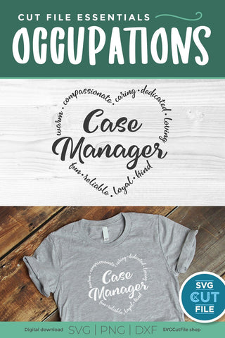 Case Manager svg, Social worker, social work Case Manager svg, nurse case manager, outcomes, heart shape, social worker gift, svg dxf png SVG SVG Cut File 