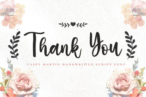 Casey Martin - Heart Font Font Ibey Design 