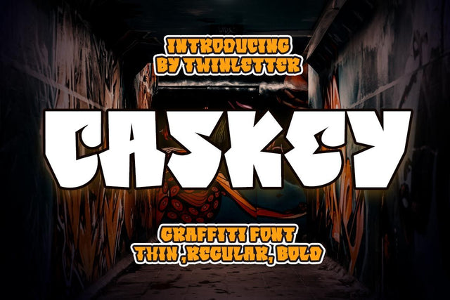 Caskey Font twinletter 