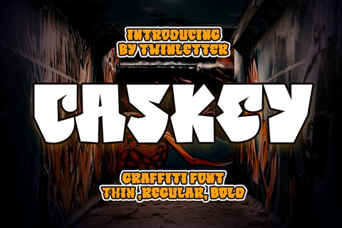 Caskey Font twinletter 