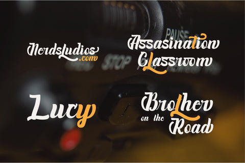 Cassete Script Font Font nearzz 