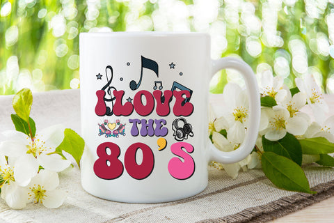 Cassette Tape Retro I Love the 80s Party Sublimation Rupkotha 