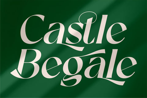 Castle Begale Typeface Font Storytype Studio 