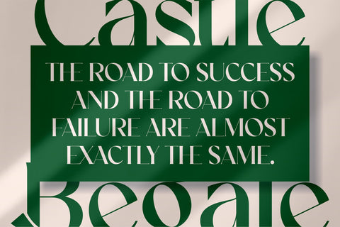 Castle Begale Typeface Font Storytype Studio 