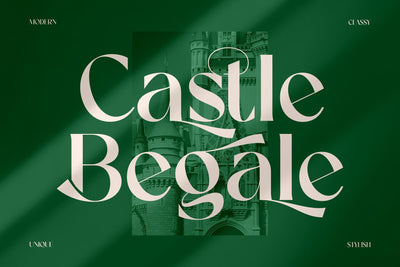 Castle Begale Typeface Font Storytype Studio 