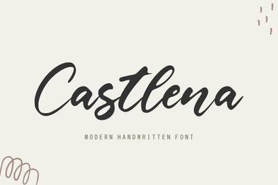 Castlena Modern Handwritten Font Font Balpirick 