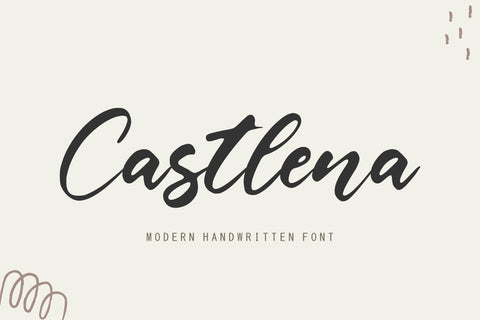 Castlena Modern Handwritten Font Font Balpirick 
