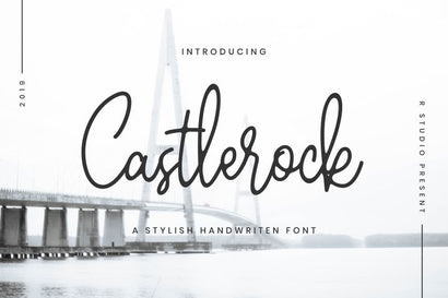 Castlerock Font R. Studio 