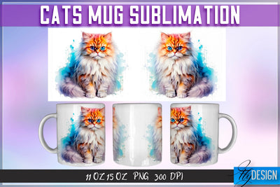 Cat 11 | 15 Oz Mug Sublimation Sublimation Fly Design 