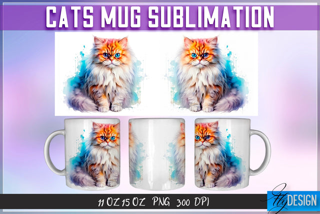 Cat 11 | 15 Oz Mug Sublimation Sublimation Fly Design 