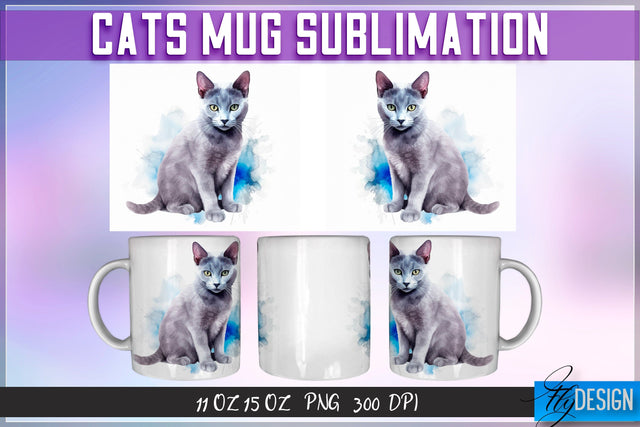 Cat 11 | 15 Oz Mug Sublimation Sublimation Fly Design 