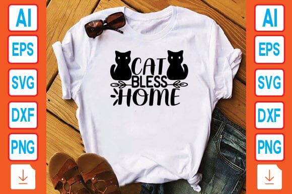 Cat Bless Home SVG Craftlabsvg24 