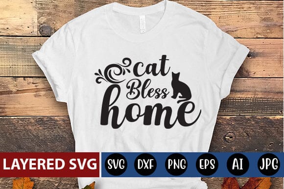 cat bless home Svg SVG Blessedprint 