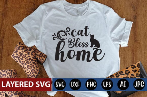 cat bless home Svg SVG Blessedprint 