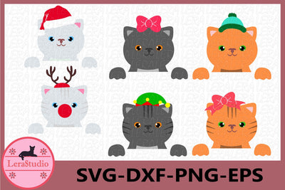 Cat Christmas Svg SVG Lerastudio 
