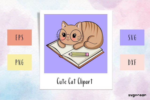 Cat Clipart SVG SVG SvgOcean 