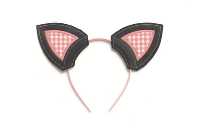 Cat Costume Ears ITH Headband Slider Applique Embroidery Embroidery/Applique DESIGNS Designed by Geeks 
