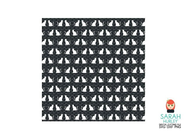 Cat Cut Out Paper SVG Sarah Hurley 